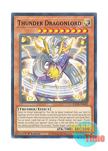 英語版 ETCO-EN025 Thunder Dragonlord 天雷震龍－サンダー・ドラゴン (ノーマル) 1st Edition