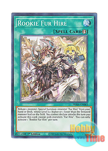 画像1: 英語版 PHRA-EN065 Rookie Fur Hire 新風の空牙団 (ノーマル) 1st Edition