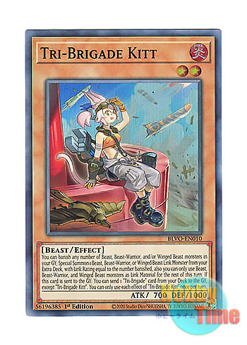 英語版 BLVO-EN010 Tri-Brigade Kitt 鉄獣戦線 キット (スーパーレア) 1st Edition