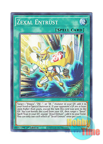 画像1: 英語版 LIOV-EN052 Zexal Entrust ゼアル・エントラスト (ノーマル) 1st Edition