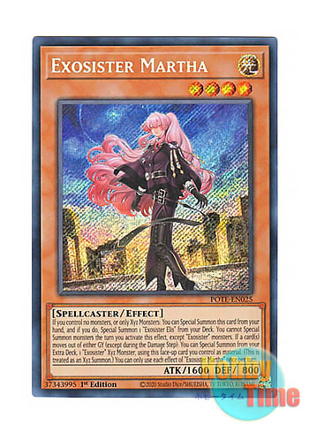 英語版 POTE-EN025 Exosister Martha エクソシスター・マルファ (シークレットレア) 1st Edition