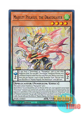 英語版 DABL-EN023 Majesty Pegasus, the Dracoslayer 竜剣士 