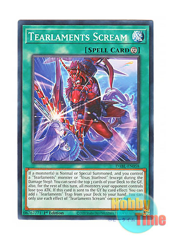 画像1: 英語版 DABL-EN058 Tearlaments Scream 壱世壊を劈く弦声 (ノーマル) 1st Edition