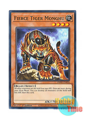 画像1: 英語版 PHHY-EN024 Fierce Tiger Monghu 猛虎モンフー (ノーマル) 1st Edition