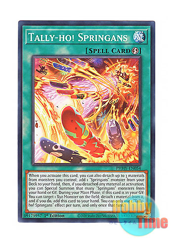 画像1: 英語版 PHHY-EN054 Tally-ho! Springans タリホー！スプリガンズ！ (ノーマル) 1st Edition