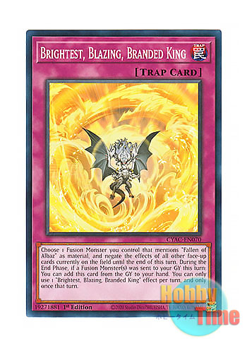 画像1: 英語版 CYAC-EN070 Brightest, Blazing, Branded King 赫ける王の烙印 (ノーマル) 1st Edition