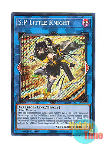 英語版 AGOV-EN046 S:P Little Knight S：Pリトルナイト (シークレットレア) 1st Edition