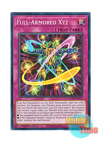 画像1: 英語版 AGOV-EN071 Full-Armored Xyz フル・アーマード・エクシーズ (ノーマル) 1st Edition