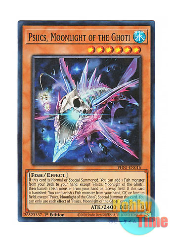 画像1: 英語版 PHNI-EN016 Psiics, Moonlight of the Ghoti ゴーティスの月夜サイクス (スーパーレア) 1st Edition