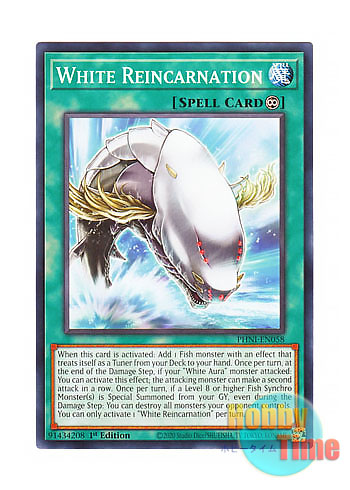 画像1: 英語版 PHNI-EN058 White Reincarnation 白の輪廻 (ノーマル) 1st Edition