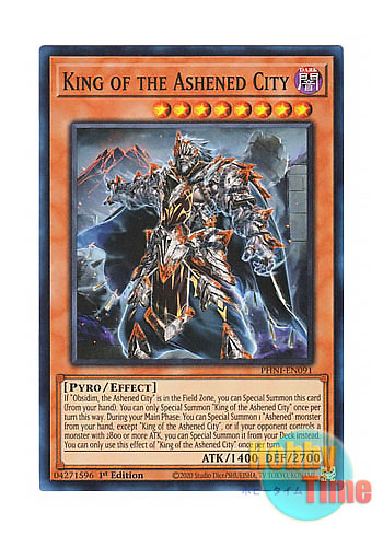 画像1: 英語版 PHNI-EN091 King of the Ashened City 灰滅せし都の王 (スーパーレア) 1st Edition