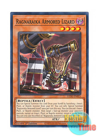英語版 LEDE-EN015 Ragnaraika Armored Lizard 蕾禍ノ鎧石竜 (ノーマル) 1st Edition