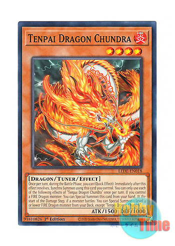 画像1: 英語版 LEDE-EN018 Tenpai Dragon Chundra 天盃龍チュンドラ (ノーマル) 1st Edition