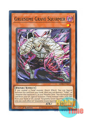 画像1: 英語版 LEDE-EN019 Gruesome Grave Squirmer ヘルグレイブ・スクワーマー (ノーマル) 1st Edition