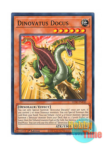 画像1: 英語版 LEDE-EN030 Dinovatus Docus ディノベーダー・ドクス (ノーマル) 1st Edition