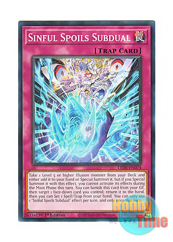 画像1: 英語版 LEDE-EN074 Sinful Spoils Subdual 廻る罪宝 (ノーマル) 1st Edition