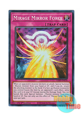 画像1: 英語版 LEDE-EN078 Mirage Mirror Force 幻惑のバリア －ミラージュフォース－ (スーパーレア) 1st Edition