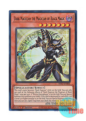 画像1: 英語版 INFO-EN006 Dark Magician the Magician of Black Magic 黒き魔術師－ブラック・マジシャン (ウルトラレア) 1st Edition