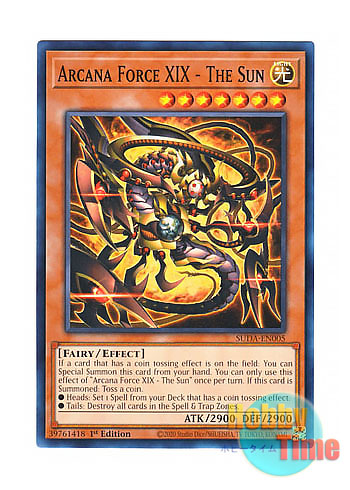 画像1: 英語版 SUDA-EN005 Arcana Force XIX - The Sun アルカナフォースXIX－THE SUN (ノーマル) 1st Edition