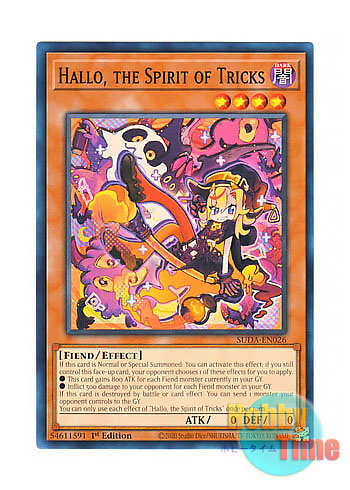 画像1: 英語版 SUDA-EN026 Hallo, the Spirit of Tricks イタズラの大精霊ハロ (ノーマル) 1st Edition