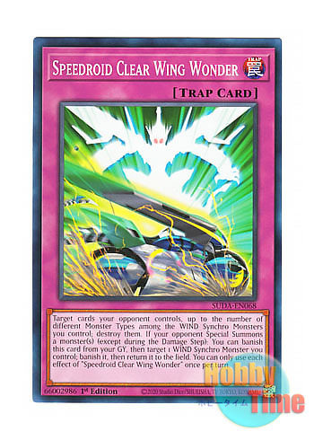 画像1: 英語版 SUDA-EN068 Speedroid Clear Wing Wonder SR／CWW (ノーマル) 1st Edition