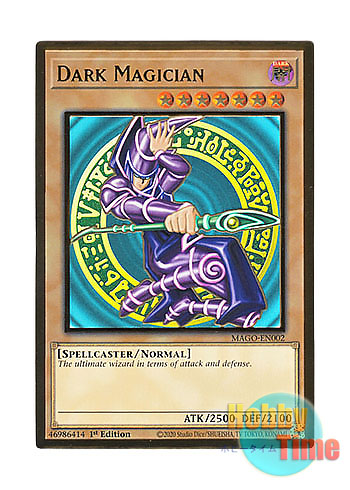 英語版 MAGO-EN002 Dark Magician ブラック・マジシャン (プレミアム