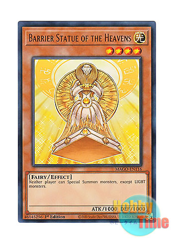 画像1: 英語版 MAGO-EN116 Barrier Statue of the Heavens 閃光の結界像 (レア：ゴールド) 1st Edition