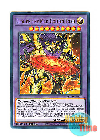 画像1: 英語版 MGED-EN123 Eldlich the Mad Golden Lord 黄金狂エルドリッチ (レア：ゴールド) 1st Edition