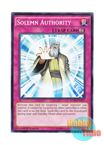 画像1: 英語版 LC5D-EN197 Solemn Authority 神の威光 (ノーマル) 1st Edition