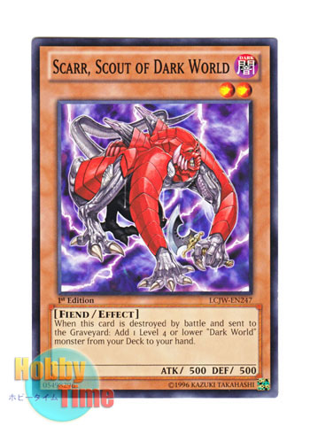 画像1: 英語版 LCJW-EN247 Scarr, Scout of Dark World 暗黒界の斥候 スカー (ノーマル) 1st Edition