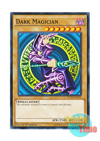 英語版 YGLD-ENA03 Dark Magician ブラック・マジシャン (ノーマル) 1st Edition