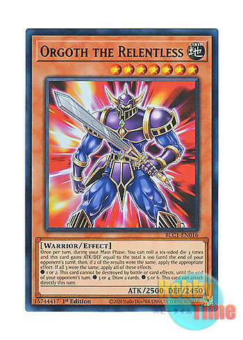 画像1: 英語版 BLC1-EN016 Orgoth the Relentless ゴッドオーガス (ウルトラレア) 1st Edition