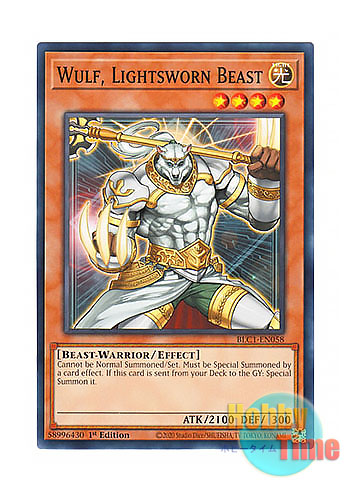 画像1: 英語版 BLC1-EN058 Wulf, Lightsworn Beast ライトロード・ビースト ウォルフ (ノーマル) 1st Edition