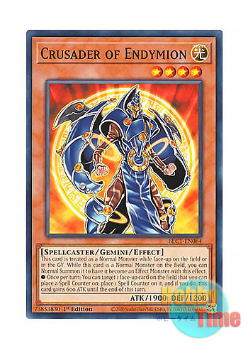 画像1: 英語版 BLC1-EN064 Crusader of Endymion クルセイダー・オブ・エンディミオン (ノーマル) 1st Edition