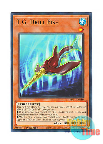 画像1: 英語版 BLC1-EN089 T.G. Drill Fish TG ドリル・フィッシュ (ノーマル) 1st Edition