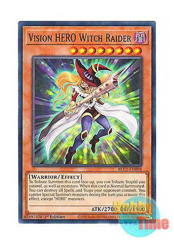 画像1: 英語版 BLC1-EN098 Vision HERO Witch Raider V・HERO ウィッチ・レイド (ノーマル) 1st Edition