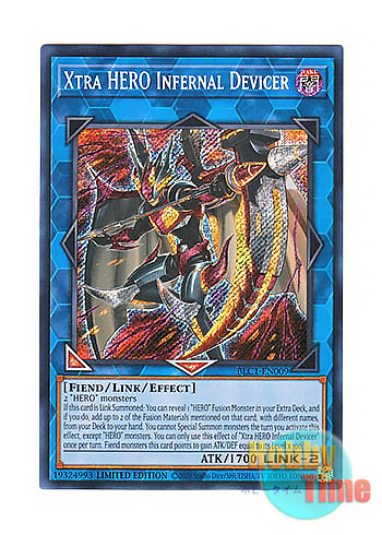 英語版 BLC1-EN009 Xtra HERO Infernal Devicer X・HERO ヘル・デバイサー (シークレットレア)  Limited Edition