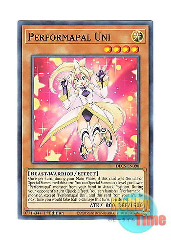 画像1: 英語版 DLCS-EN098 Performapal Uni EMユニ (ノーマル) 1st Edition