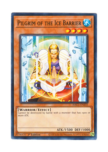 画像1: 英語版 HAC1-EN035 Pilgrim of the Ice Barrier 氷結界の修験者 (ノーマル) 1st Edition