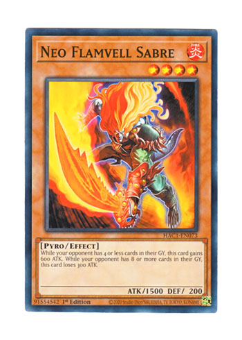 画像1: 英語版 HAC1-EN073 Neo Flamvell Sabre ネオフレムベル・サーベル (ノーマル) 1st Edition