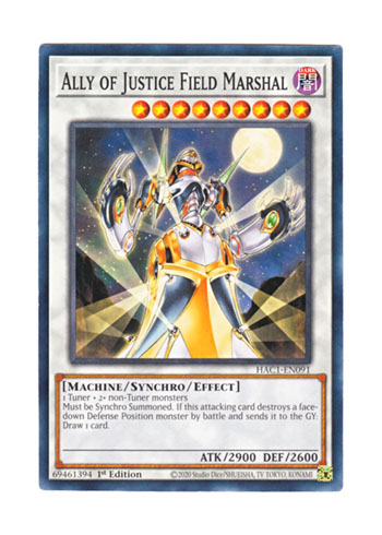 画像1: 英語版 HAC1-EN091 Ally of Justice Field Marshal A・O・J フィールド・マーシャル (ノーマル) 1st Edition