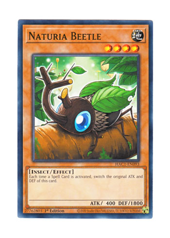 画像1: 英語版 HAC1-EN093 Naturia Beetle ナチュル・ビートル (ノーマル) 1st Edition