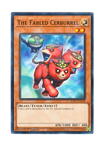 画像1: 英語版 HAC1-EN138 The Fabled Cerburrel 魔轟神獣ケルベラル (ノーマル) 1st Edition