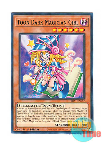 英語版 LDS1-EN057 Toon Dark Magician Girl トゥーン・ブラック・マジシャン・ガール (ノーマル) 1st  Edition