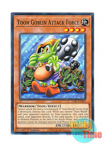 画像1: 英語版 LDS1-EN061 Toon Goblin Attack Force トゥーン・ゴブリン突撃部隊 (ノーマル) 1st Edition