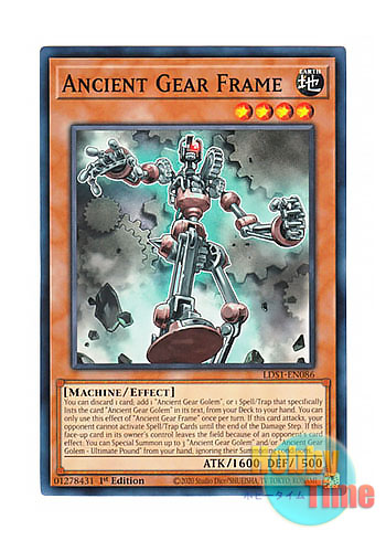 画像1: 英語版 LDS1-EN086 Ancient Gear Frame 古代の機械素体 (ノーマル) 1st Edition