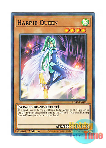 英語版 LDS2-EN072 Harpie Queen ハーピィ・クィーン (ノーマル) 1st 