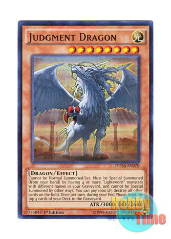 英語版 DUSA-EN070 Judgment Dragon 裁きの龍 (ウルトラレア) 1st Edition