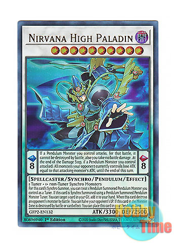 英語版 GFP2-EN132 Nirvana High Paladin 涅槃の超魔導剣士 (ウルトラレア) 1st Edition