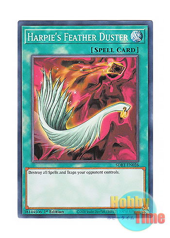 画像1: 英語版 SDBT-EN026 Harpie's Feather Duster ハーピィの羽根帚 (ノーマル) 1st Edition